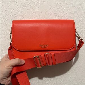 Kate Spade Vibrant Orange Crossbody Bag